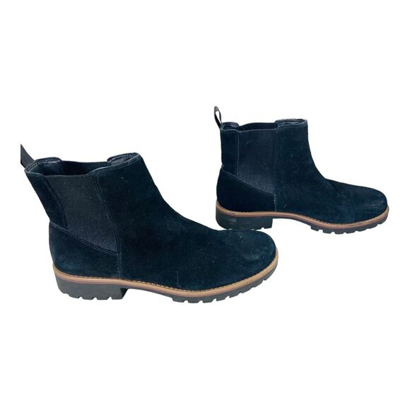 Crown Vintage Tipryn Women's Chelsea Boots Pull On Leather Upper Black 11M - Picture 3 of 9